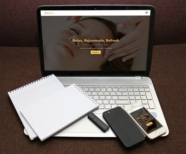 Facial Spa Website Design by ARIDESIGN in Limpopo